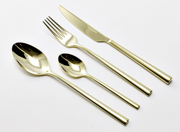 Set of cutlery in a gift box Modern 4/16 Gold