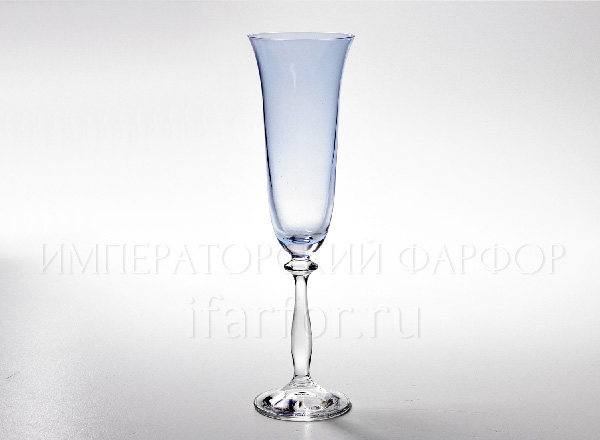 Tall glass for champagne Harlekyn Blue Angela