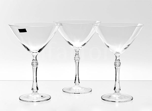 Goblets set for martini Parus Proxima 6/6 Crystalite Bohemia