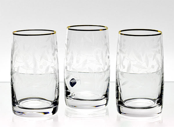 Set of glasses for water Crystal V-D 6/6 Клаудия