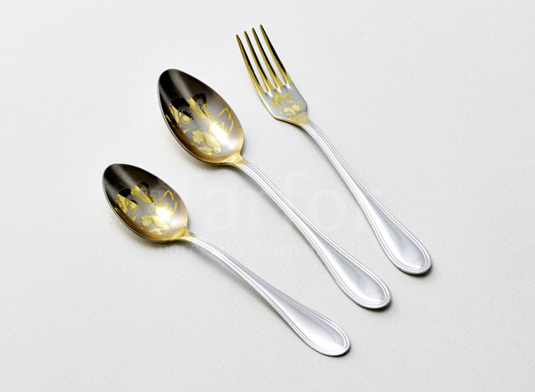 Set of cutlery for child Raccoon