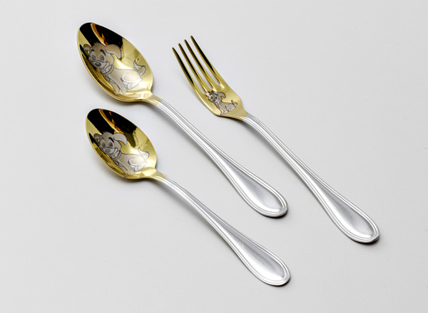 Set of cutlery for child Puppy 2