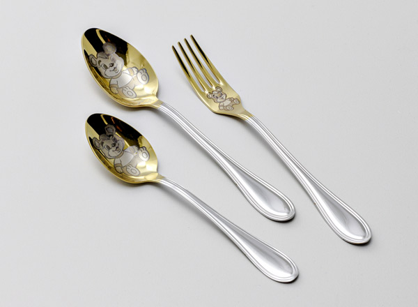 Set of cutlery for child Mishutka