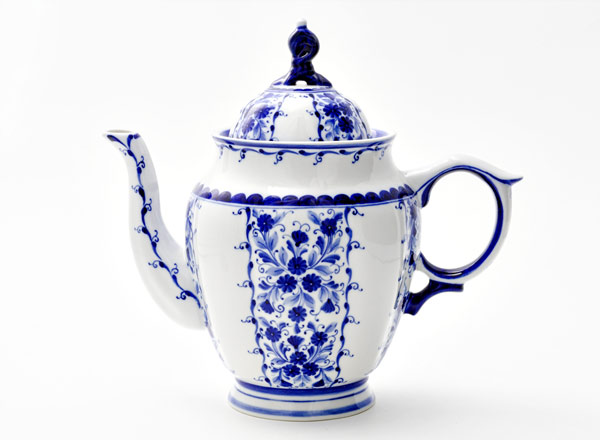 Teapot Gzhel chintz Lisa