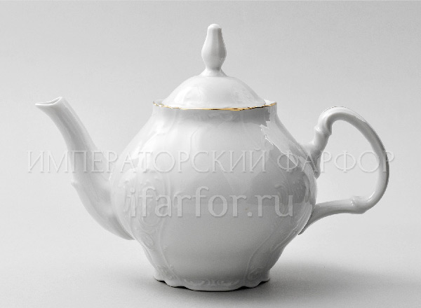 Teapot brewing Bernadotte White Pattern Bernadotte