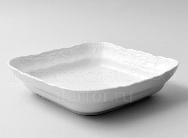 Salad bowl square Bernadotte Undecorated Bernadotte square