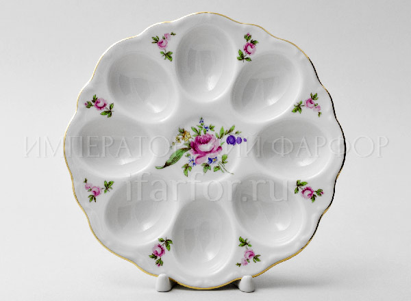 Tray for eggs Crown Wild Flower Crown Round tray for 8 eggs