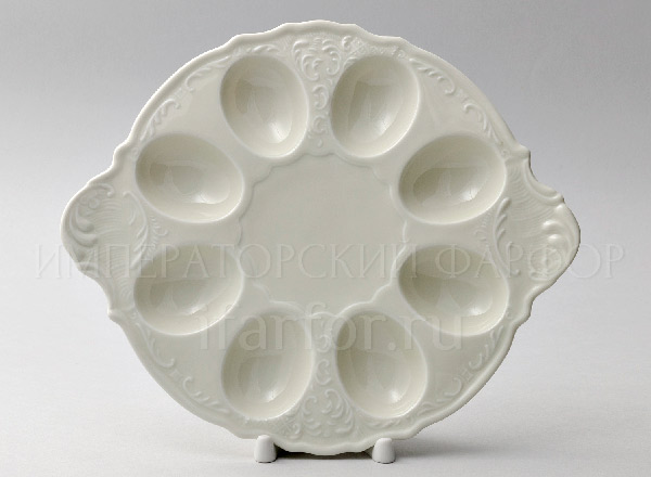 Tray for eggs Bernadotte Undecorated Be-Ivory Bernadotte