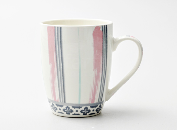 Mug Grey-pink ornament 4 Royal Classics