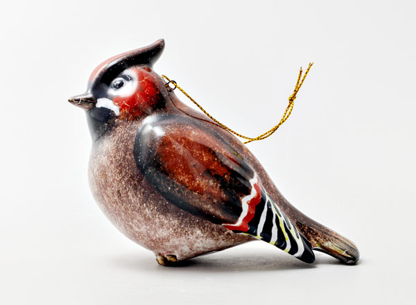 Christmas tree toy Waxwing