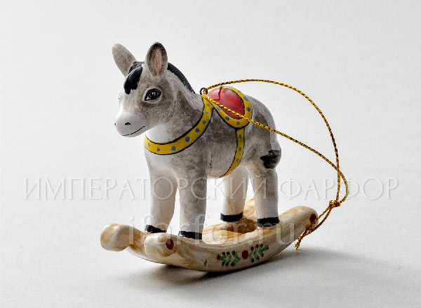 Christmas tree toy Rocking donkey