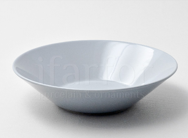 Plate deep Teema (gray)