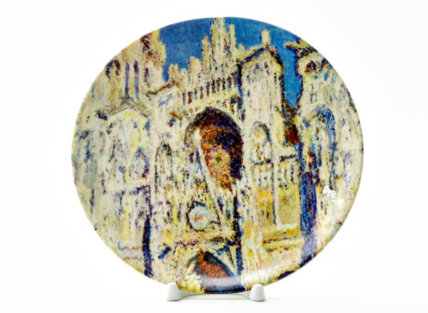 Декоративная тарелка Ренуар Пьер Огюст Руанский собор 4