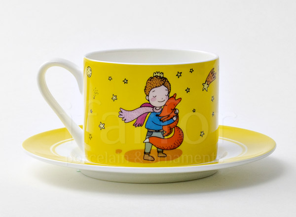 Cup and saucer tea Little Prince. Citric Prima