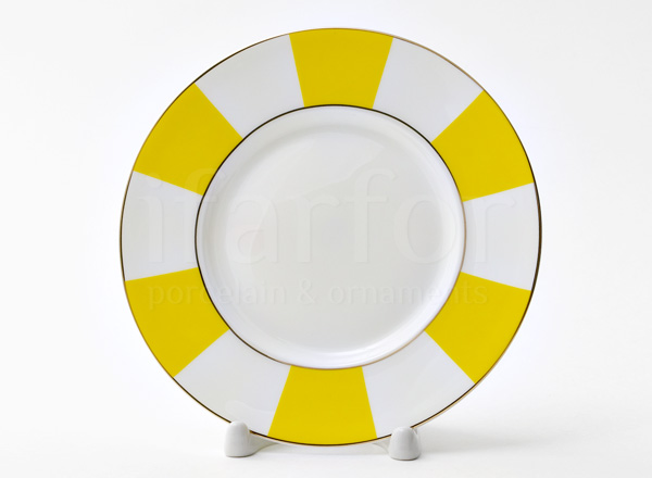 Saucer tea Alice yellow 3 Prima