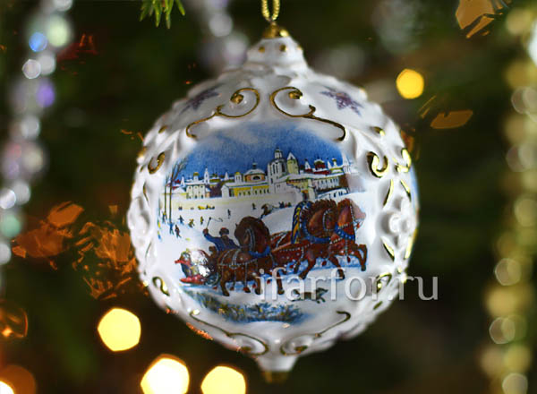 Christmas tree toy Christmas ball Trio