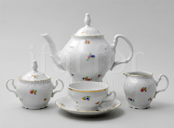 Tea Set Small flowers 6/17 Bernadotte