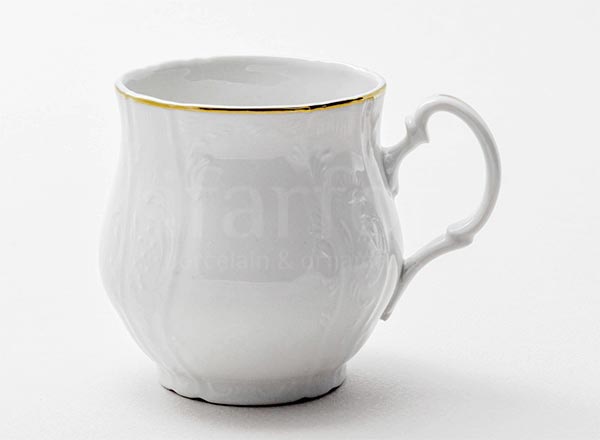 Cup tea White pattern Bernadotte JONES