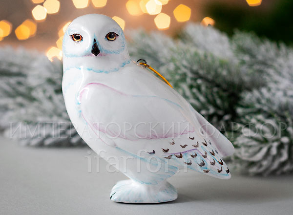 Christmas tree toy Polar owl