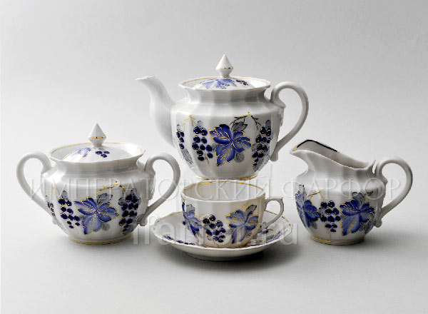 Tea Set Winegards leaves 6/15 Empire