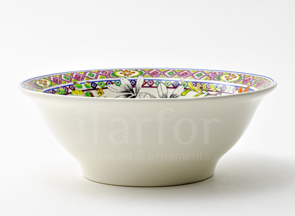 Salad bowl big BAGATELLE GIEN Champagne