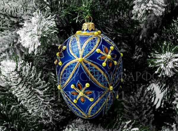 Christmas tree toy Faberge Egg