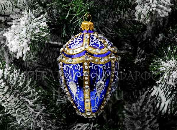 Christmas tree toy Faberge Egg