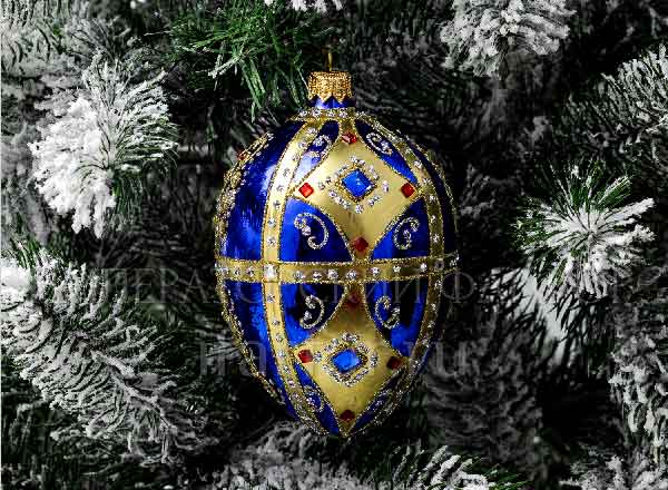 Christmas tree toy Faberge Egg