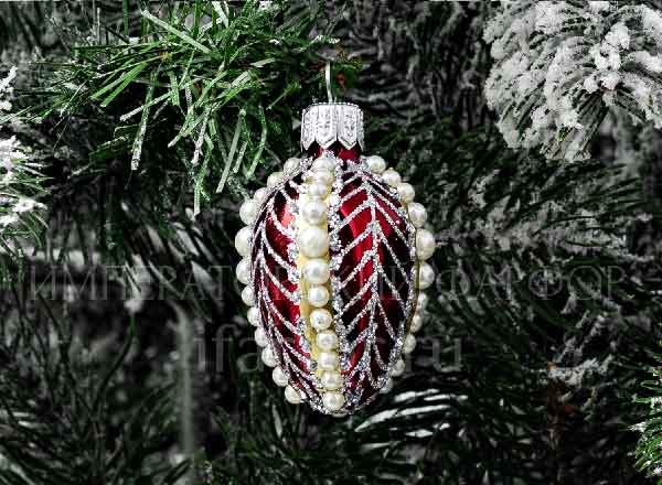 Christmas tree toy Faberge Egg