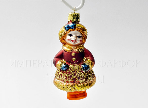 Christmas tree toy Девочка