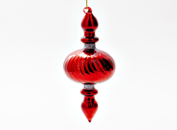 Christmas tree toy The spindle 3 Red