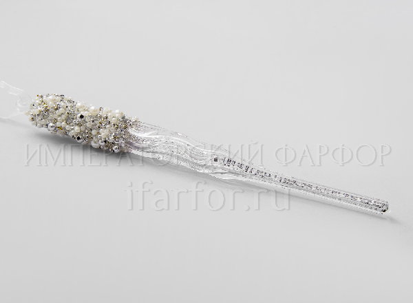 Christmas tree toy Icicle Pearl Icicle with Pearls