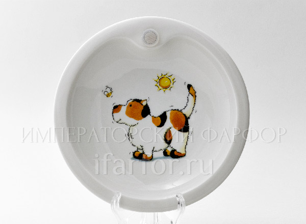 Plate with water heating Doggy