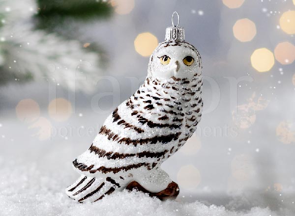 Christmas tree toy Polar owl Polar owl