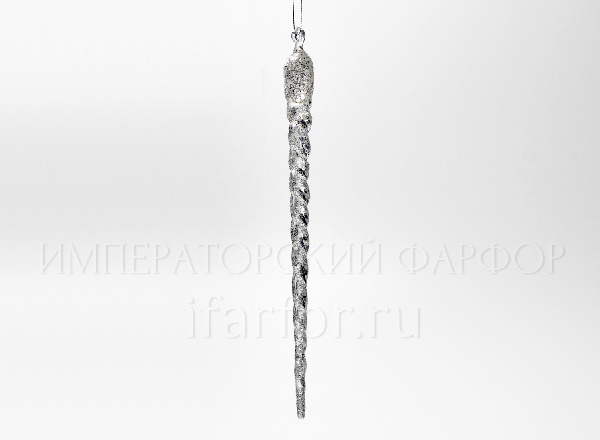 Christmas tree toy Icicle Icicle silvery