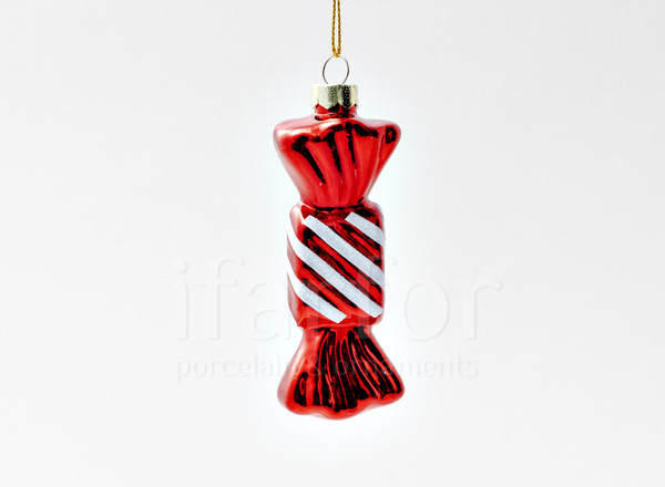 Christmas tree toy Candy Red stripes