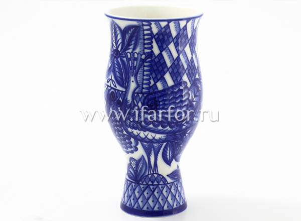 Vase for flowers Blue bird Flower