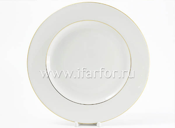 Dish/ platter round Gold ribbon Youth