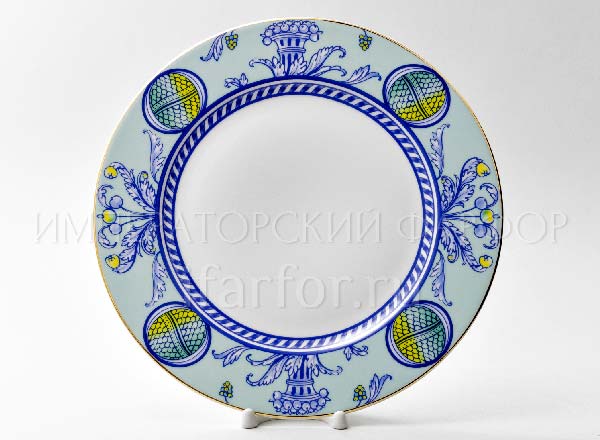 Plate shallow Julia Vysotskaya. Azzurro