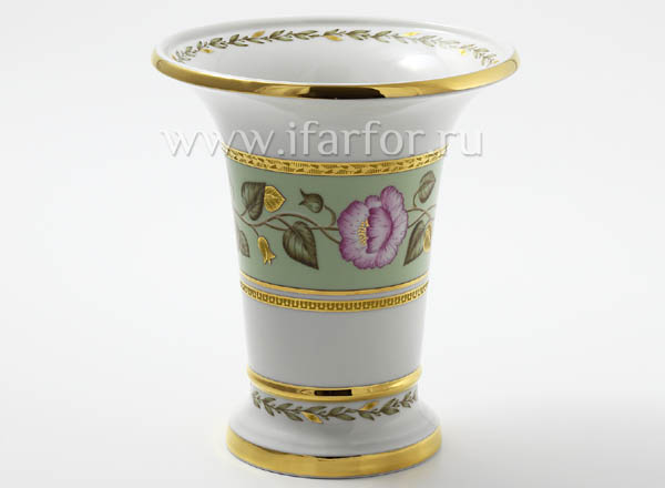 Vase Nephrite background Empire