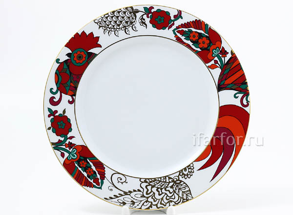 Plate shallow Red 1