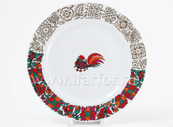 Plate shallow Red 1