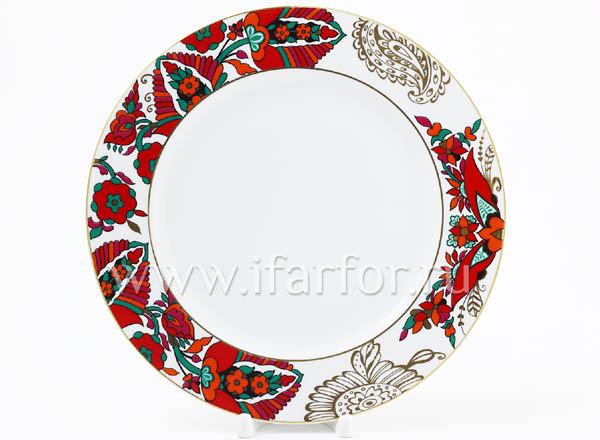 Plate shallow Red 1