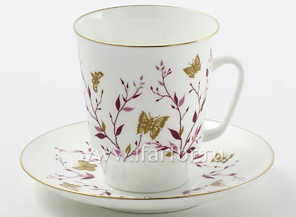 Cup and saucer Pink branches May