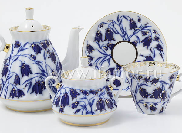 Tea Set Bluebells 6/14 Radial