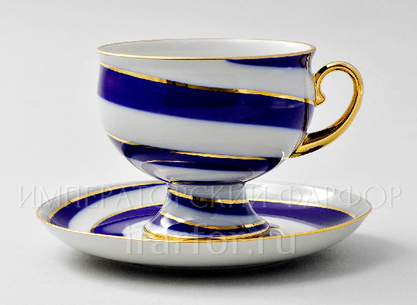 Cup and saucer tea Serpentine Classic