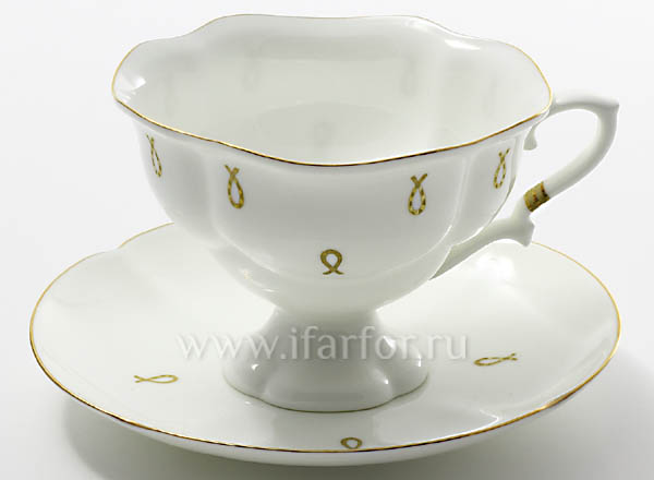 Cup and saucer tea Eyelets Natasha