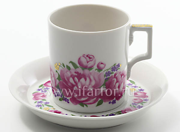 Cup and saucer tea First date Armorial