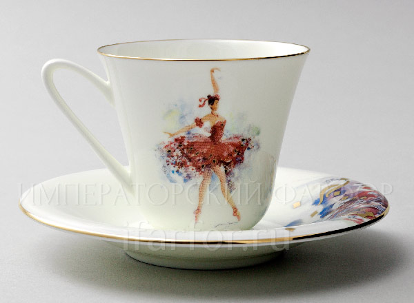 Cup and saucer tea Fairy of courage Garden