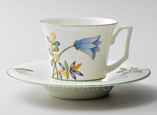 Cup and saucer tea June palette Julia